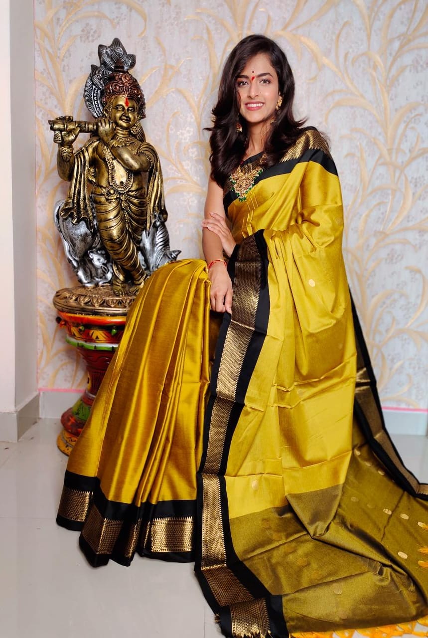 Contton silk saree in sandalwood colour