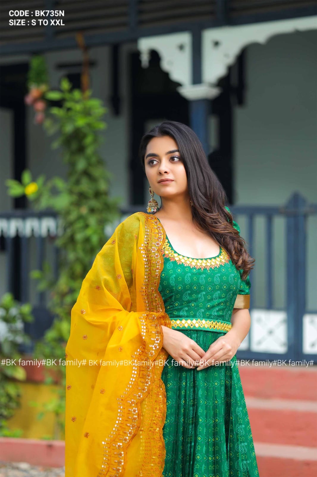 luxurious Banarasi Silk Pattu Dress