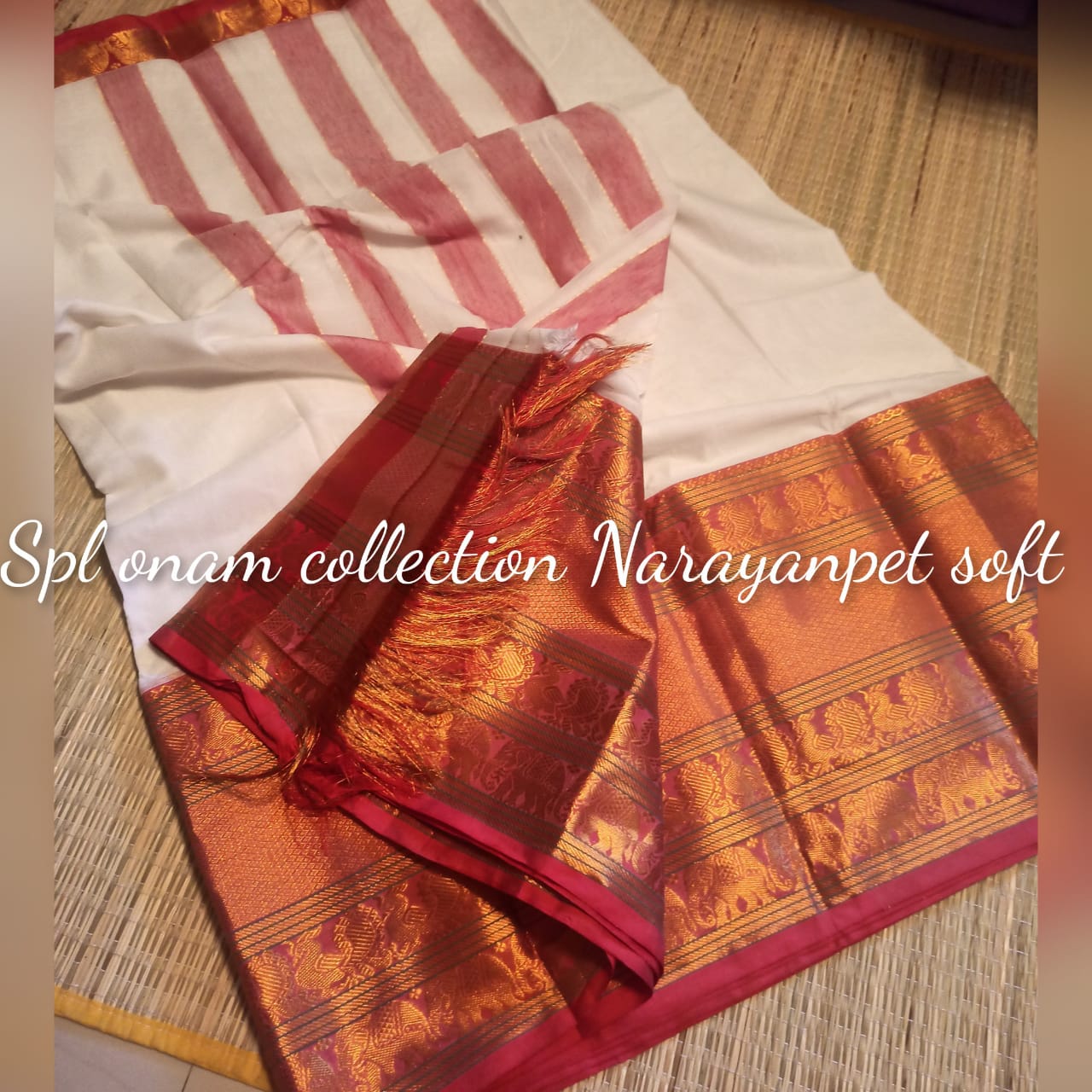 Onam specail - Narayanpet cotton sarees