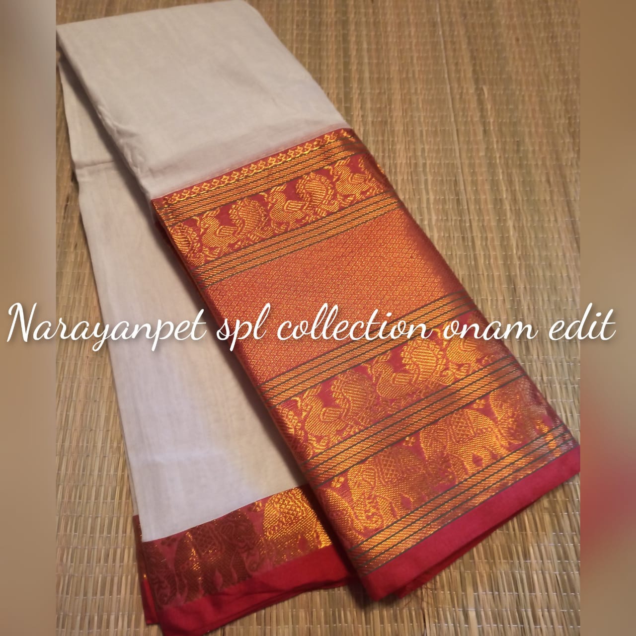 Onam specail - Narayanpet cotton sarees