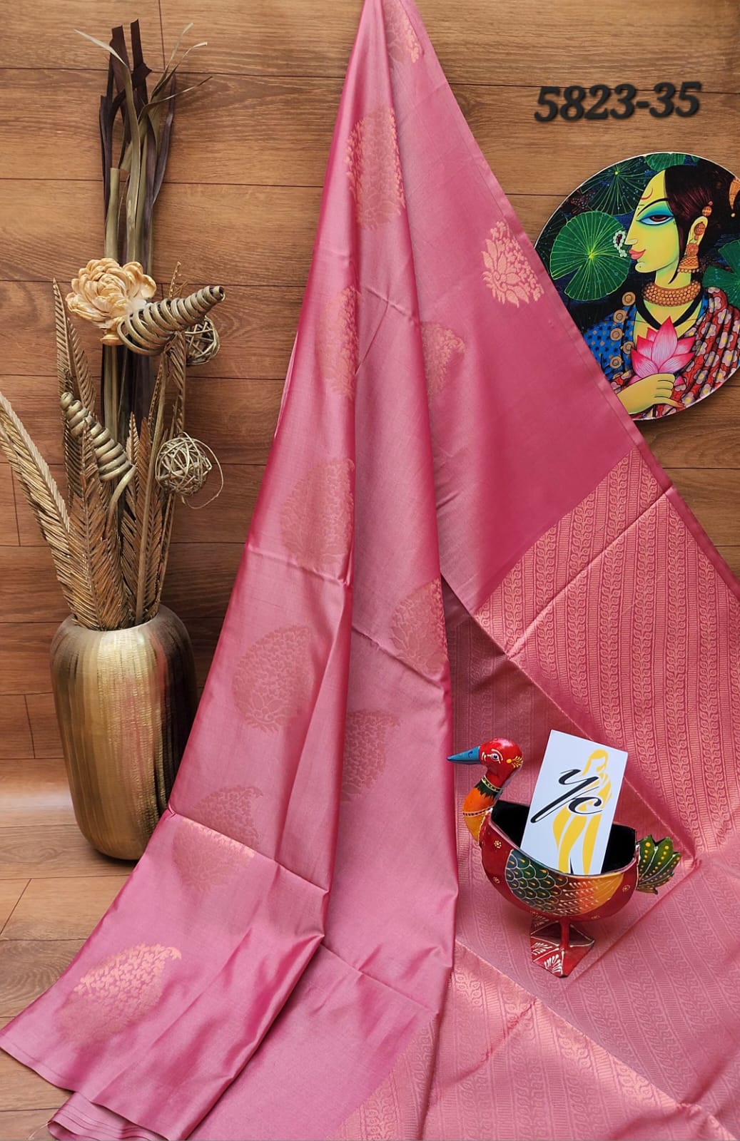 Self colour kanchi soft silk pattu saree