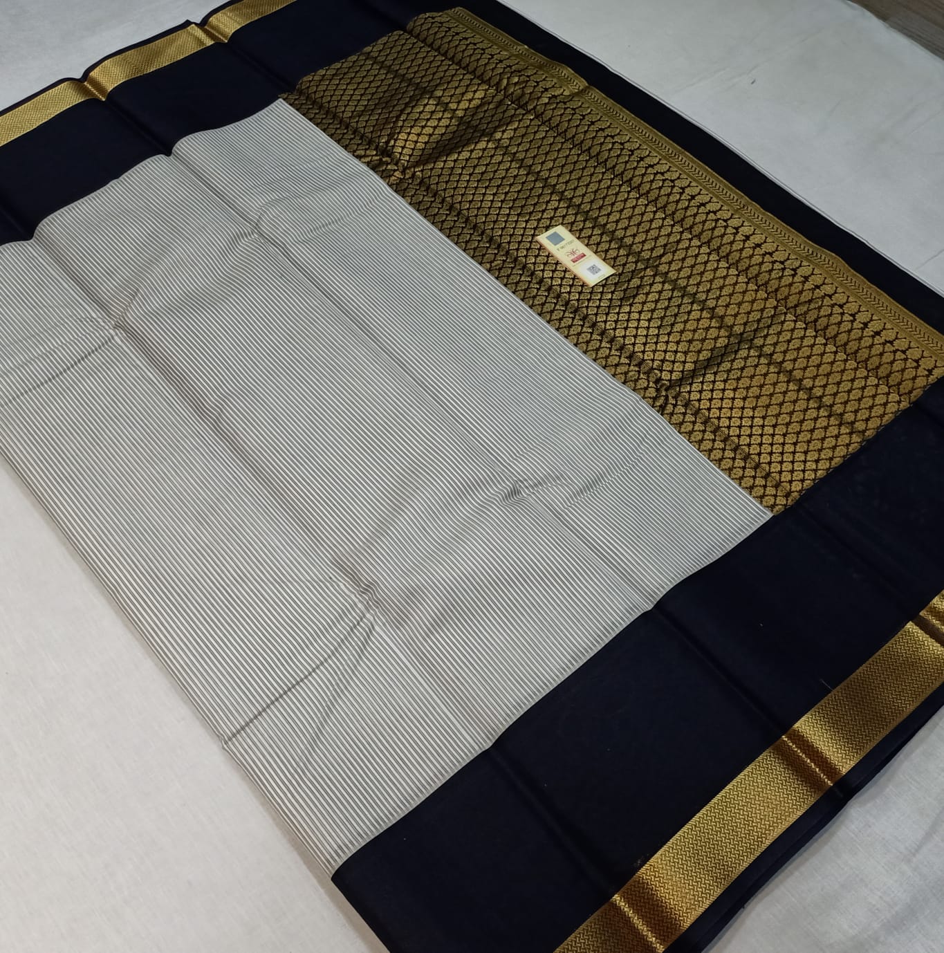 Kora silk Handloom cotton saree