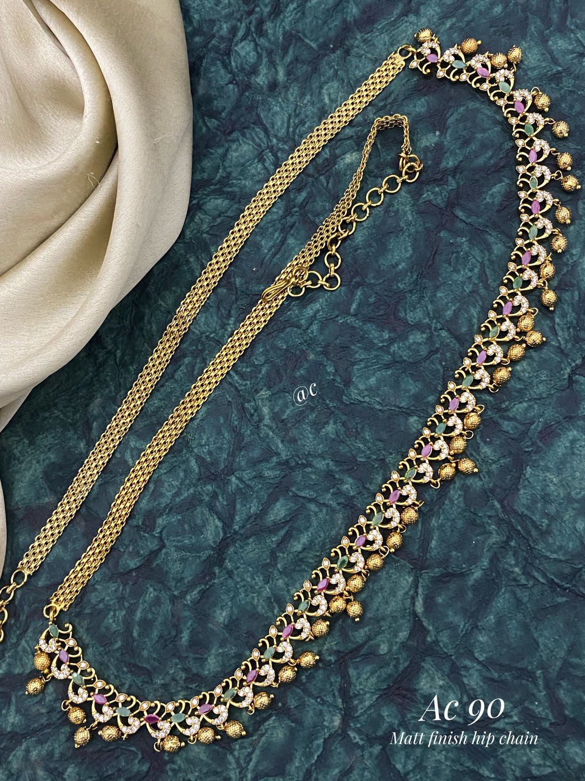 Hip chain to wear with saree and lehenga