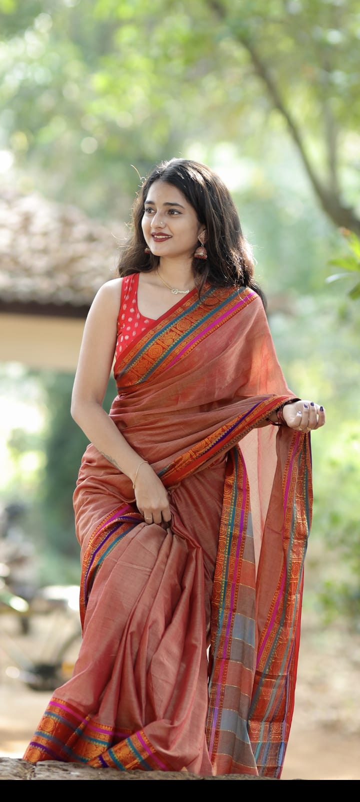 Narayanpeth Mercerised Cotton Saree