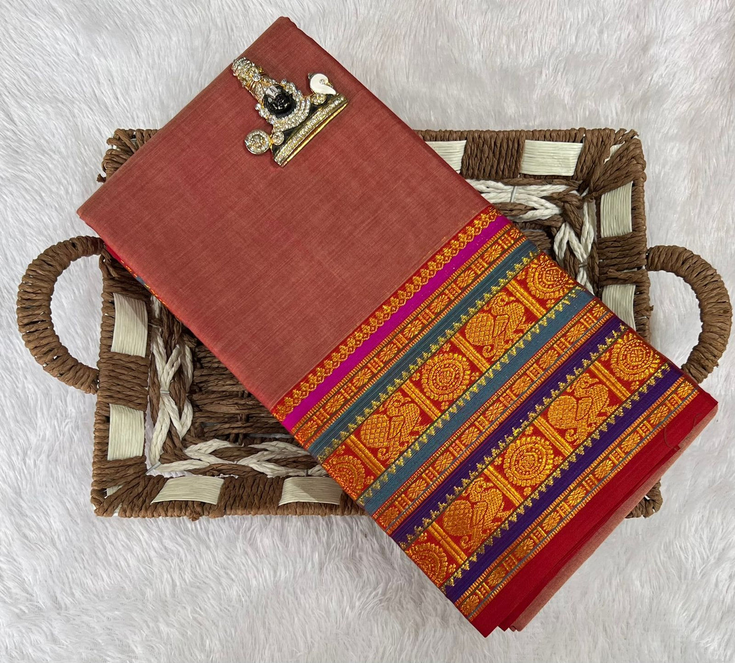 Narayanpeth Mercerised Cotton Saree