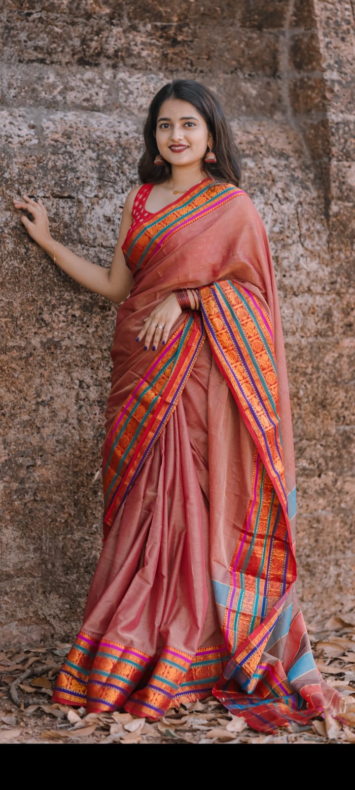 Narayanpeth Mercerised Cotton Saree
