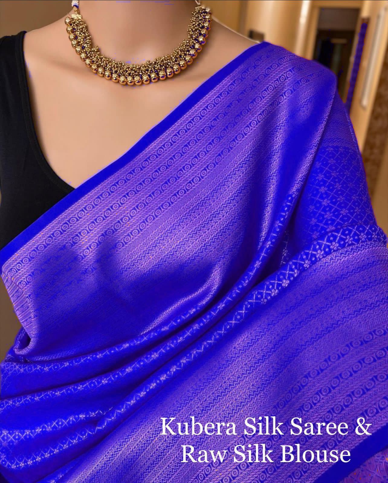 Semi Kubera pattu saree - Light weight soft silk saree