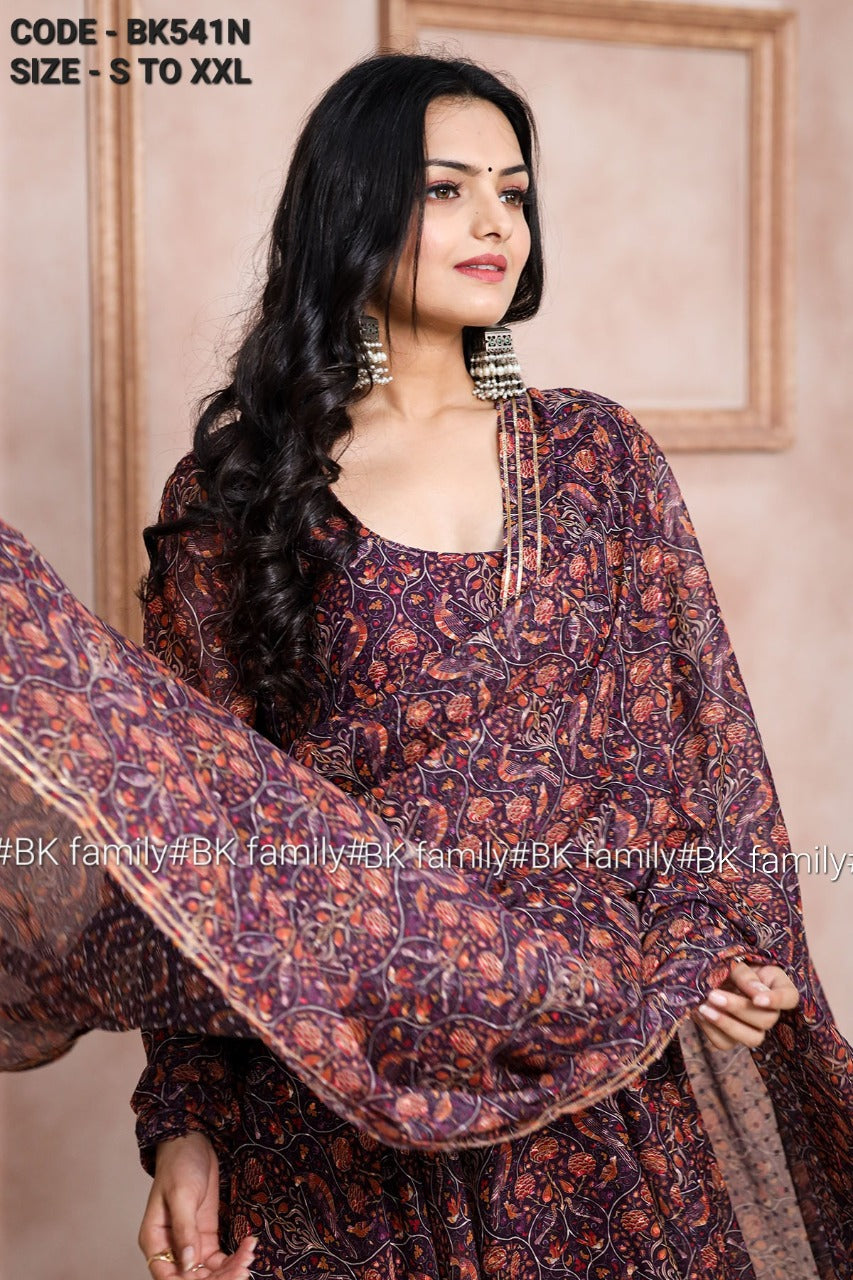 Sada Bahar Dress oIndian Gown - Long party dresses