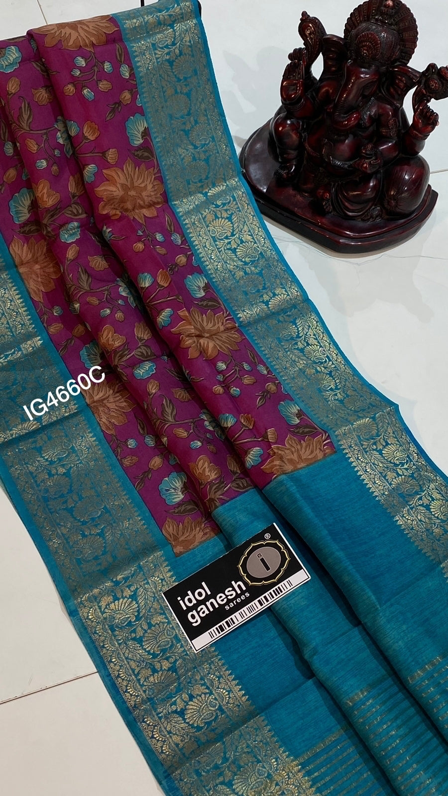 munga silk pattu saree - print work soft silk saree