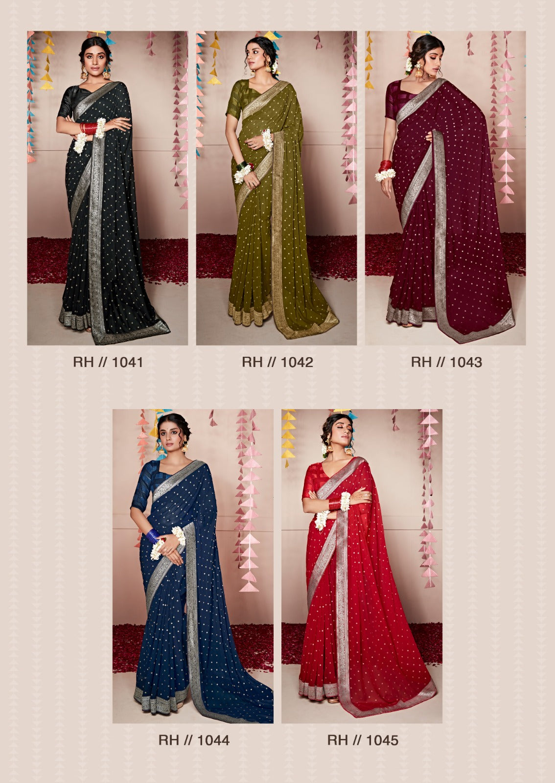 Heavy Georgette Saree - Partywear saree
