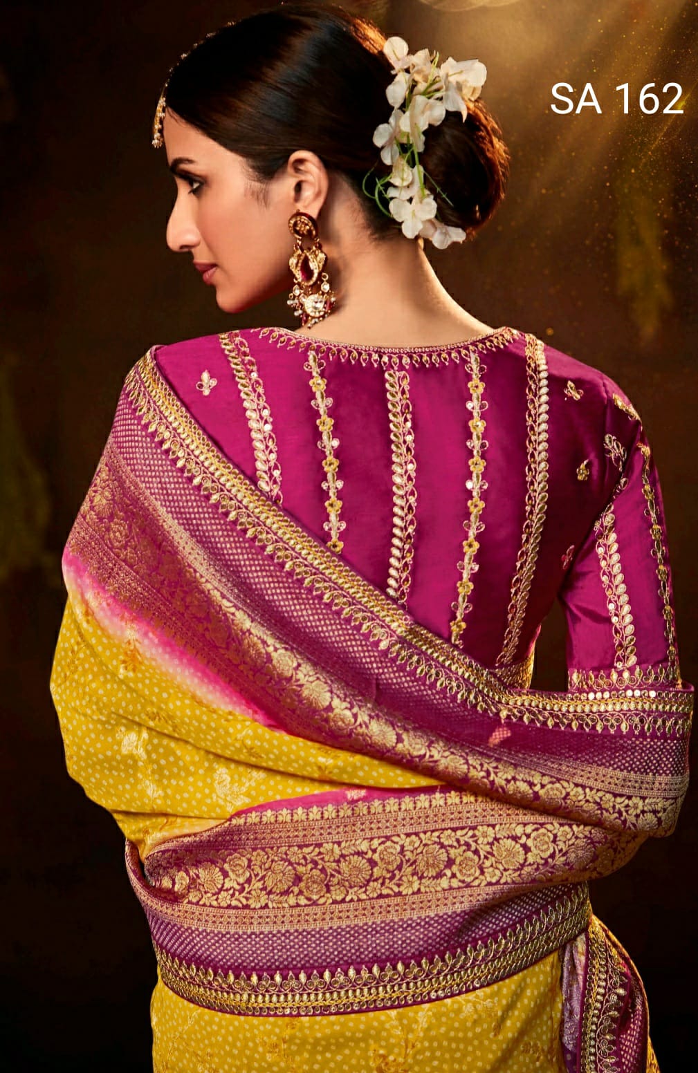 SIlk Georgette saree