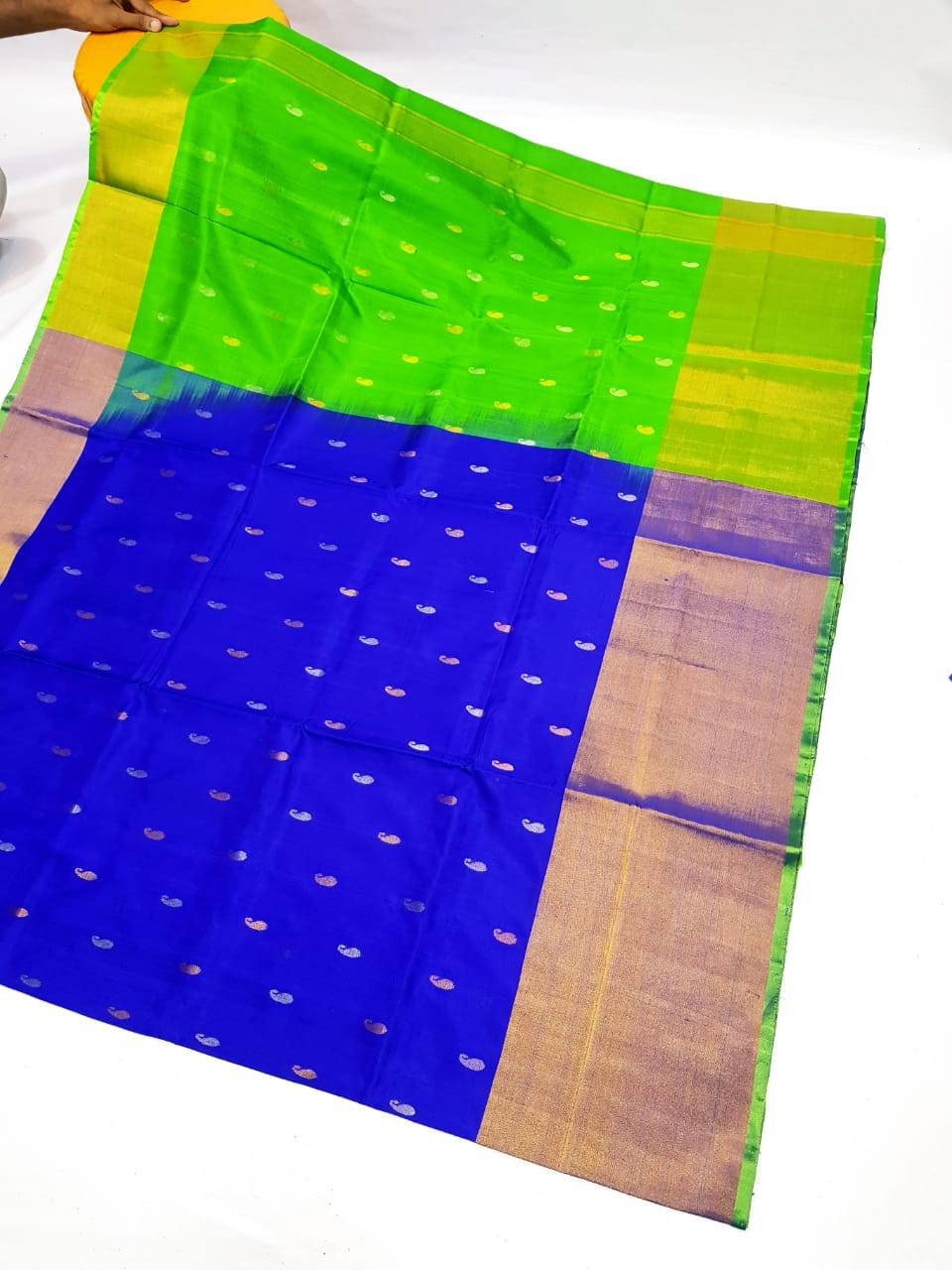 Uppada soft silk big border saree