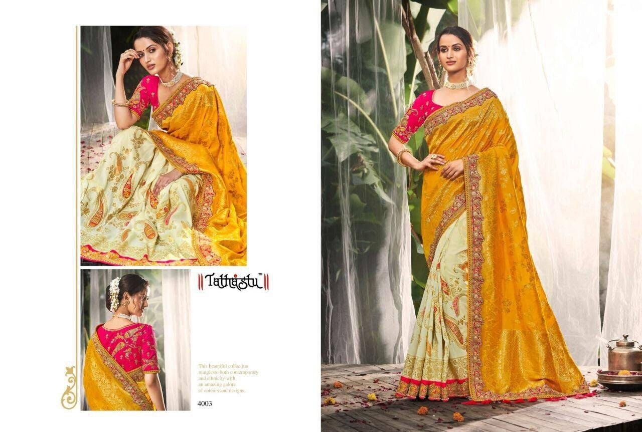 Luxury Designer saree - Doller silk party wear saree, Wedding saree, Embroidered saree, Bridal wear silk saree, christmas pary saree