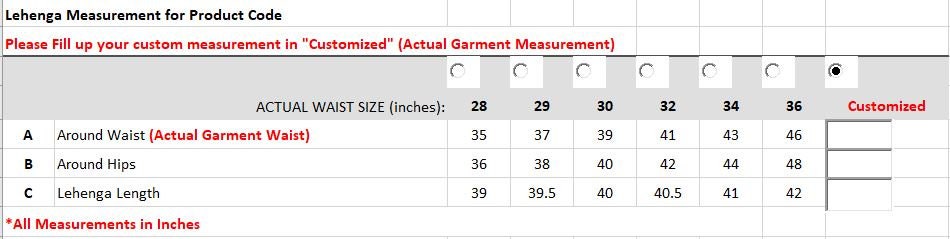 Customize stitching - Blouse / lehenga blouse / falls & Pico standard