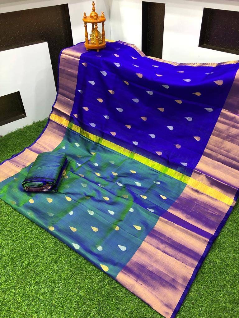 Purple and yellow pure Uppada Silk Pattu Saree, Wedding Saree, Pure silk saree, handwoven silk saree, two tone saree for woman