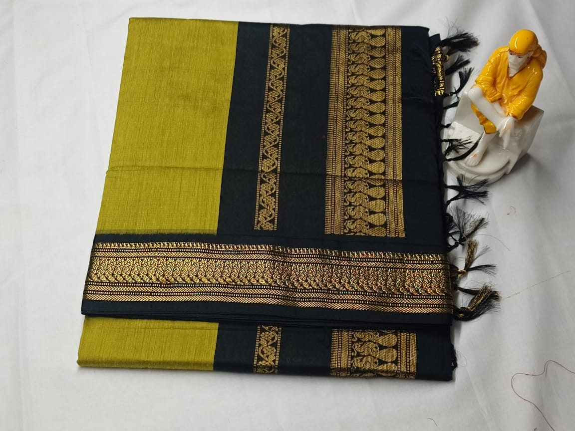 Vibrant Colours Kalyani Cotton Gatwal saree, soft and smooth cotton pattu saree, cotton pattu saree