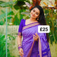 Purple Kalyani cotton saree