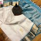 Beautifull sky blue and white kanchipuram saree