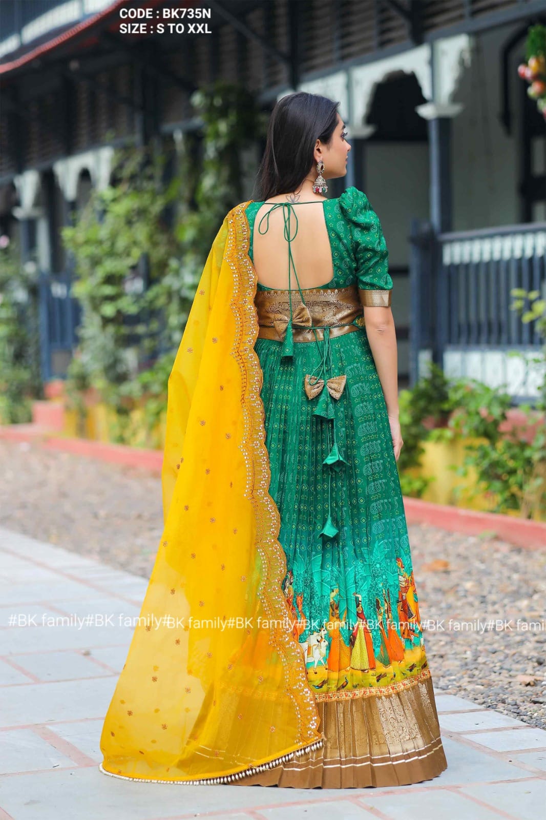 luxurious Banarasi Silk Pattu Dress
