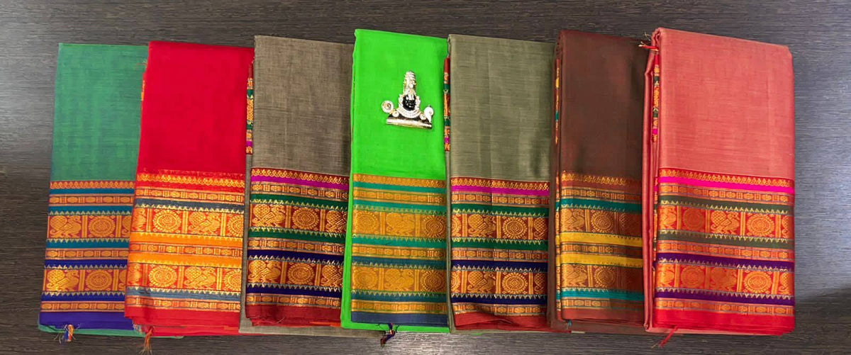Narayanpeth Mercerised Cotton Saree