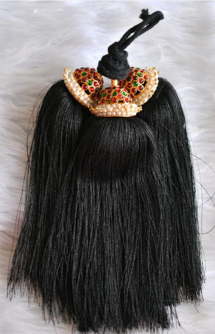 South Indian Jadai Kunjalam – Traditional Hair Accessory for Brides & Dancers