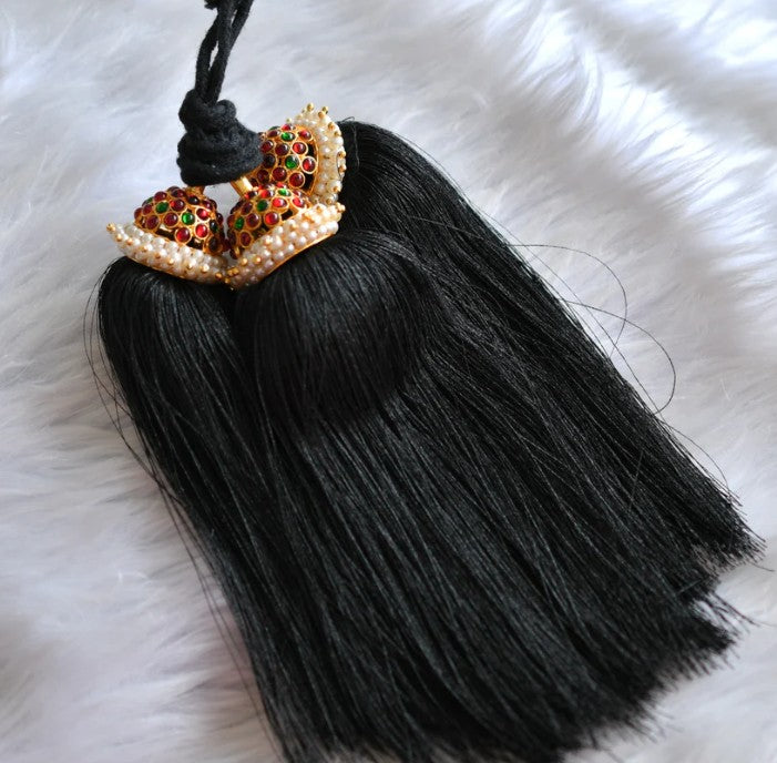 South Indian Jadai Kunjalam – Traditional Hair Accessory for Brides & Dancers