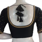 Black Designer Beads Handwork Readymade Saree Blouse, lehenga blouse, aari work blouse