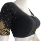 Black Designer Beads Handwork Readymade Saree Blouse, lehenga blouse, aari work blouse