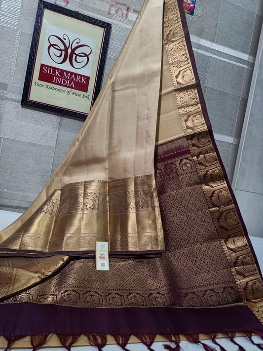 kanchivaram silk saree with silk mark certificate
