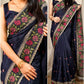 Ruhani silk Embroydory saree