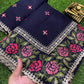 Ruhani silk Embroydory saree