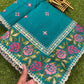 Ruhani silk Embroydory saree
