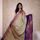Two tone silk saree
