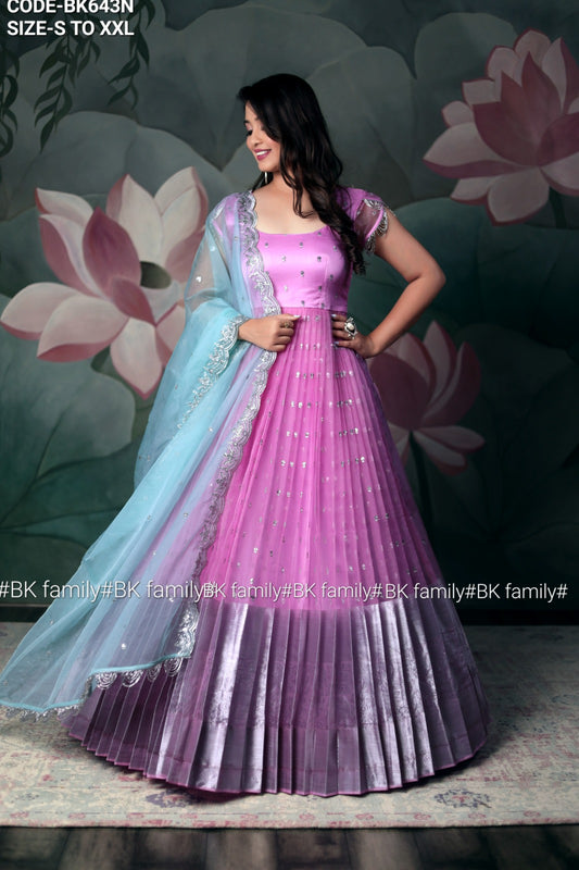 Indian princess pattu gown