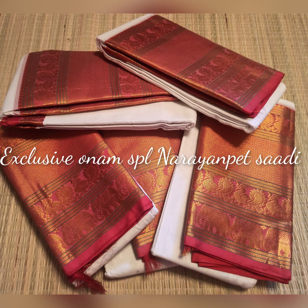 Onam specail - Narayanpet cotton sarees