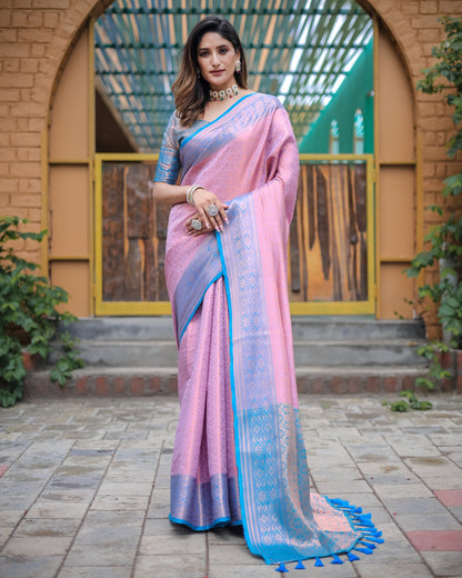 Soft silk banarasi kind fancy saree
