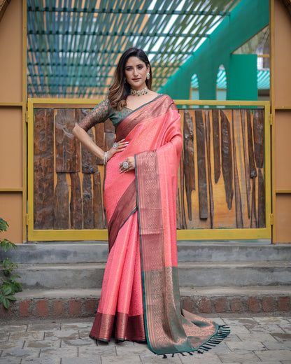 Soft silk banarasi kind fancy saree