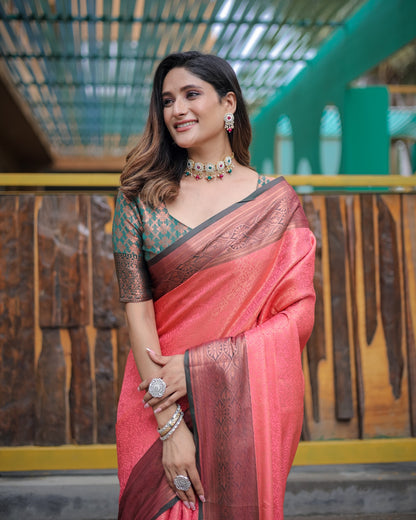 Soft silk banarasi kind fancy saree