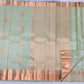 Light mint pastel colour bridal kanchipuram saree