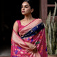 Kanji Banarashi silk - meena weaving saree