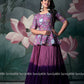 The kalamkari peplum top of this lehenga set