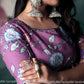 The kalamkari peplum top of this lehenga set