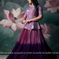 The kalamkari peplum top of this lehenga set