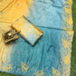 Cut work Organza party wear saree