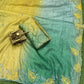 Cut work Organza party wear saree
