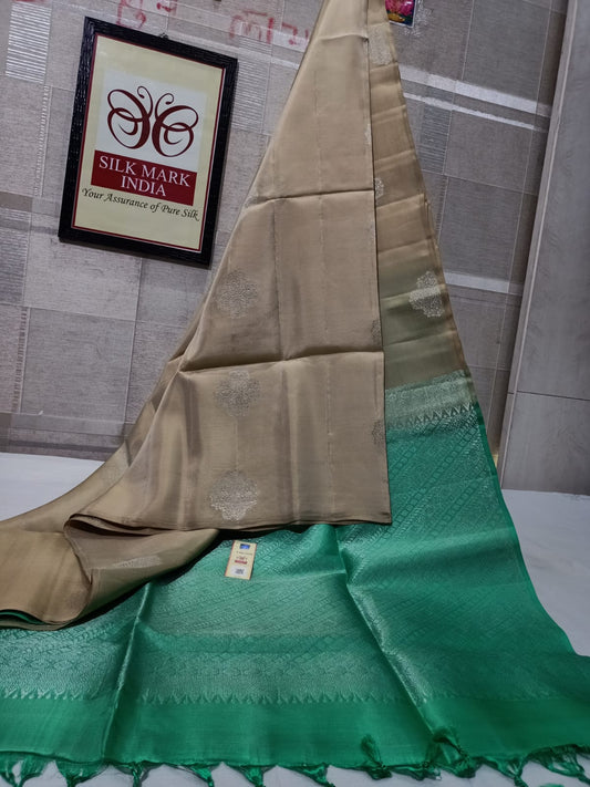 Kanchipuram soft silk saree with silk mark certificate