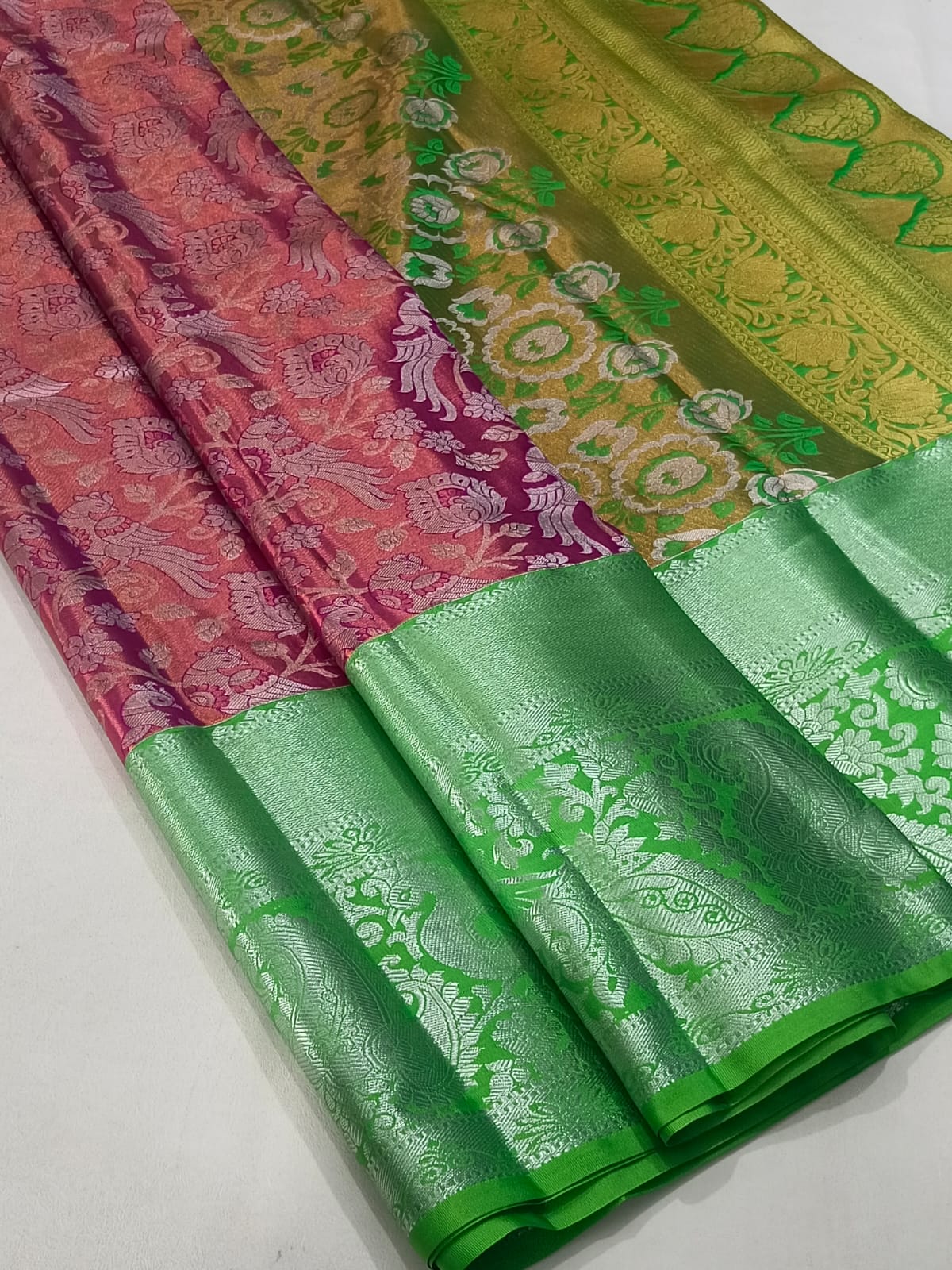 Semi-silk tissue saree