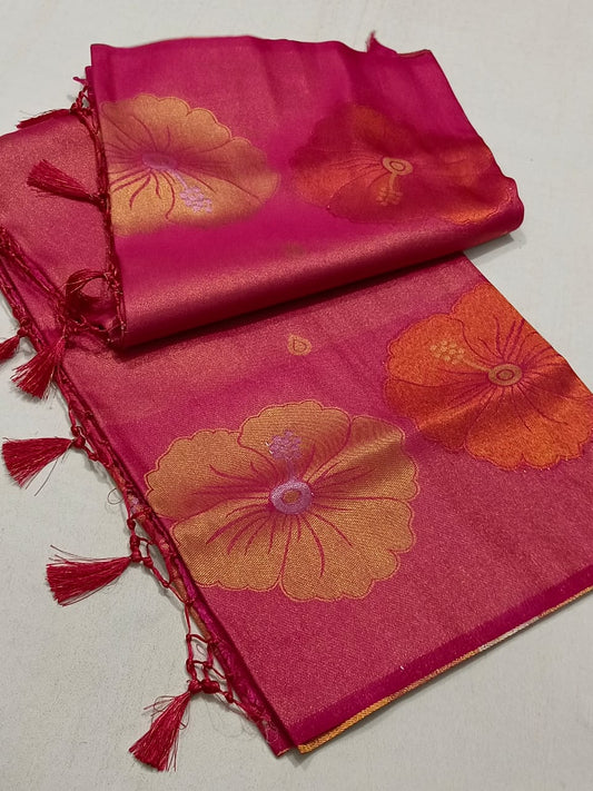 Banarasi soft silk saree