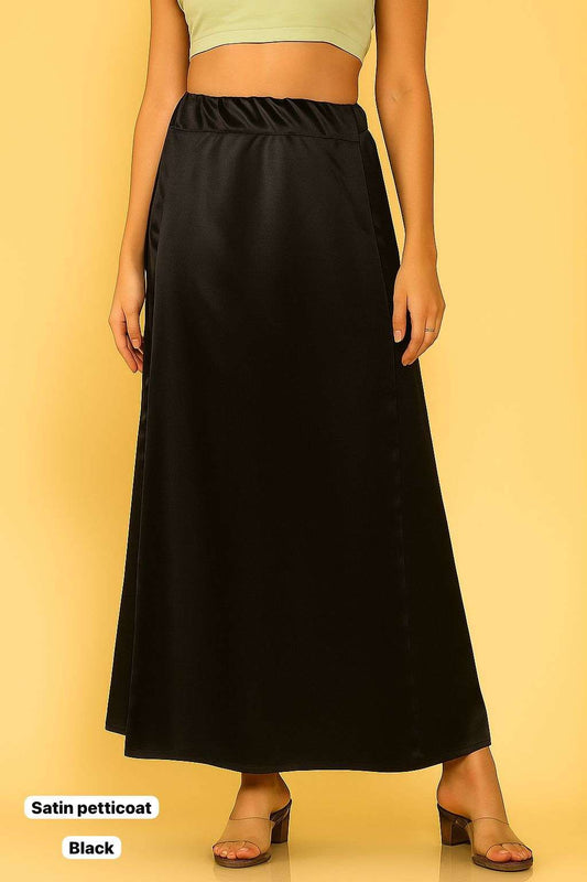 Satin Saree Petticoat - Stitched Petticoat