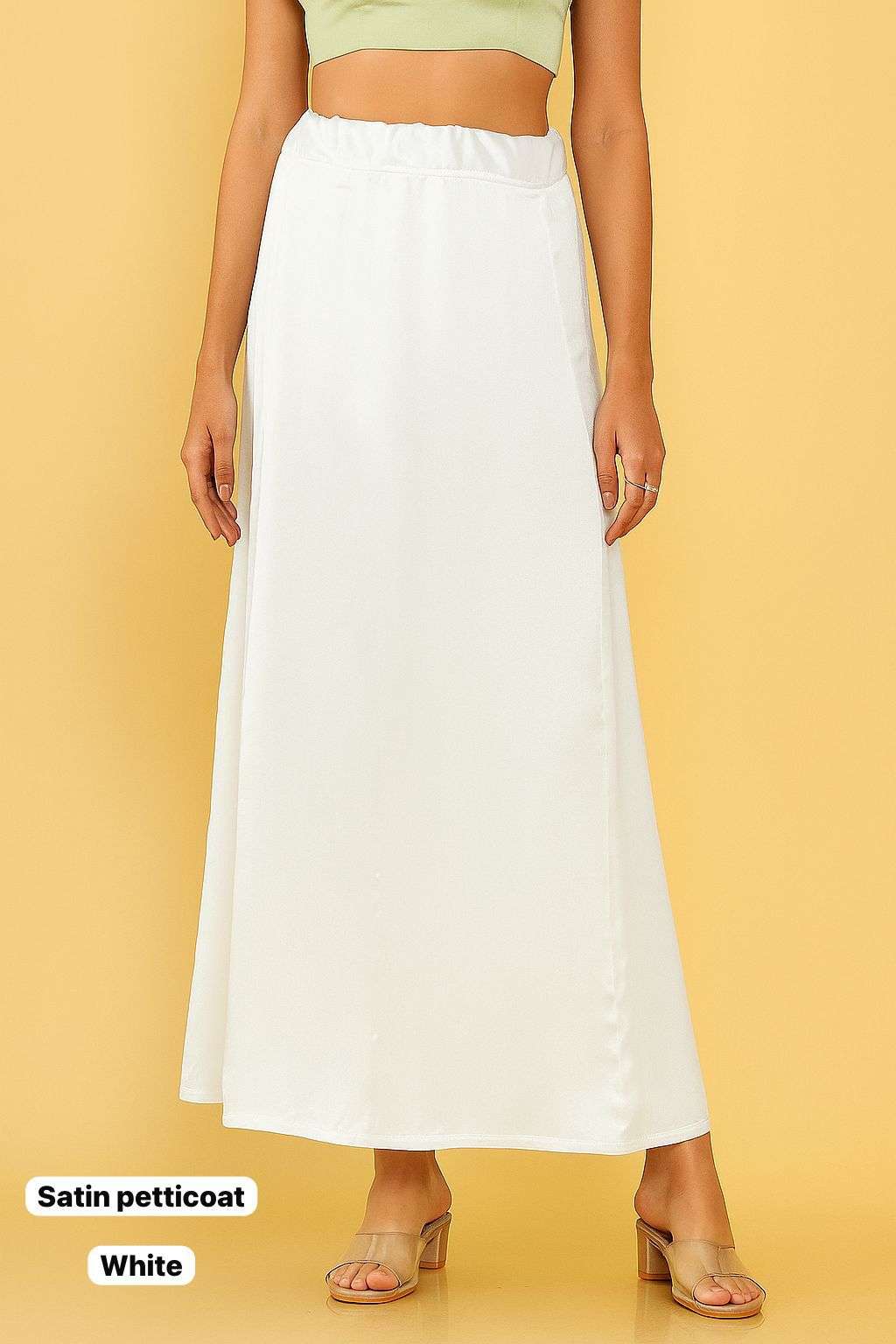 Satin Saree Petticoat - Stitched Petticoat